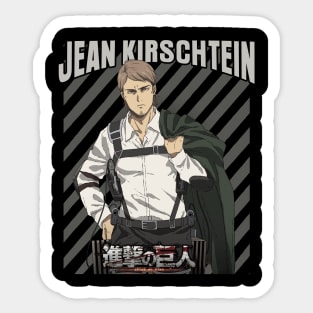 AOT Jean Kirstein Epic Pose Sticker
